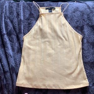 yellow halter neck from forever 21